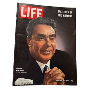 October 23, 1964 LIFE Magazine - Russia's New Leader Brezhnev / Beatles
